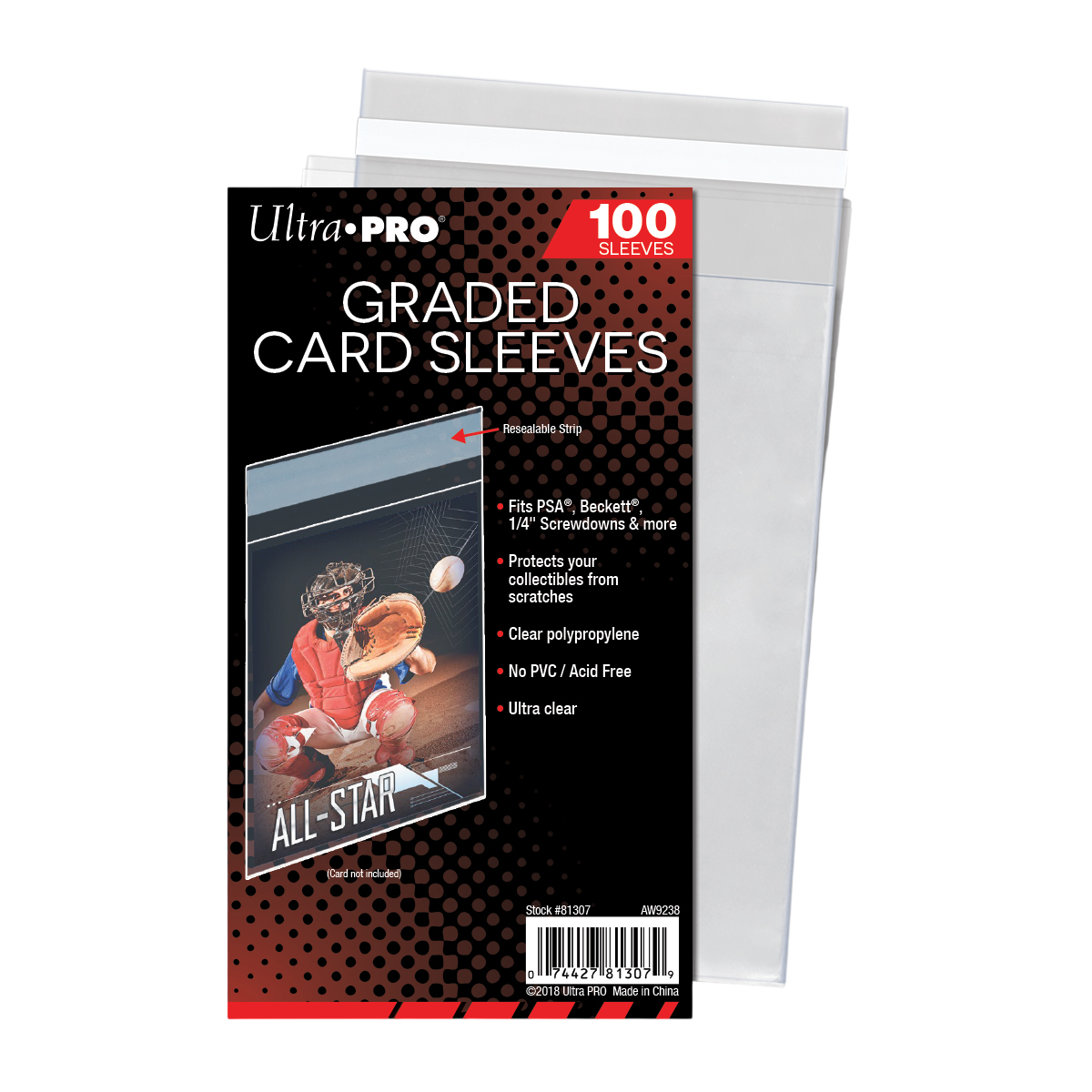 Ultra Pro - Graded Card Sleeves (Paquet de 100)