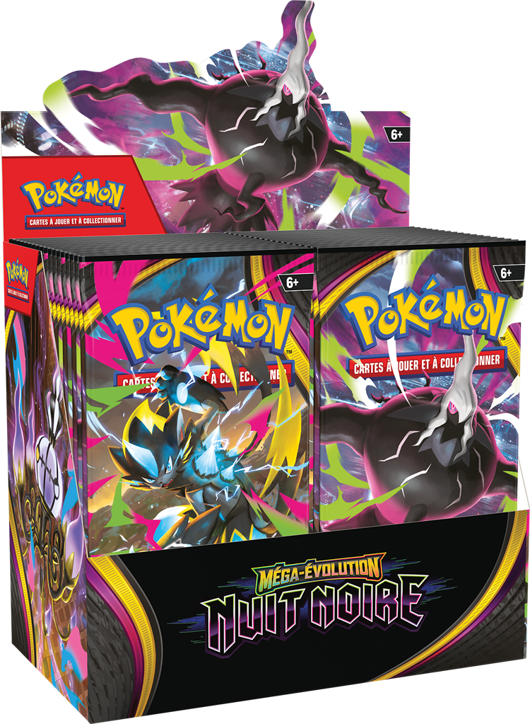 Display 36 boosters - Pokémon - Méga-Évolution Nuit Noire (ME05)