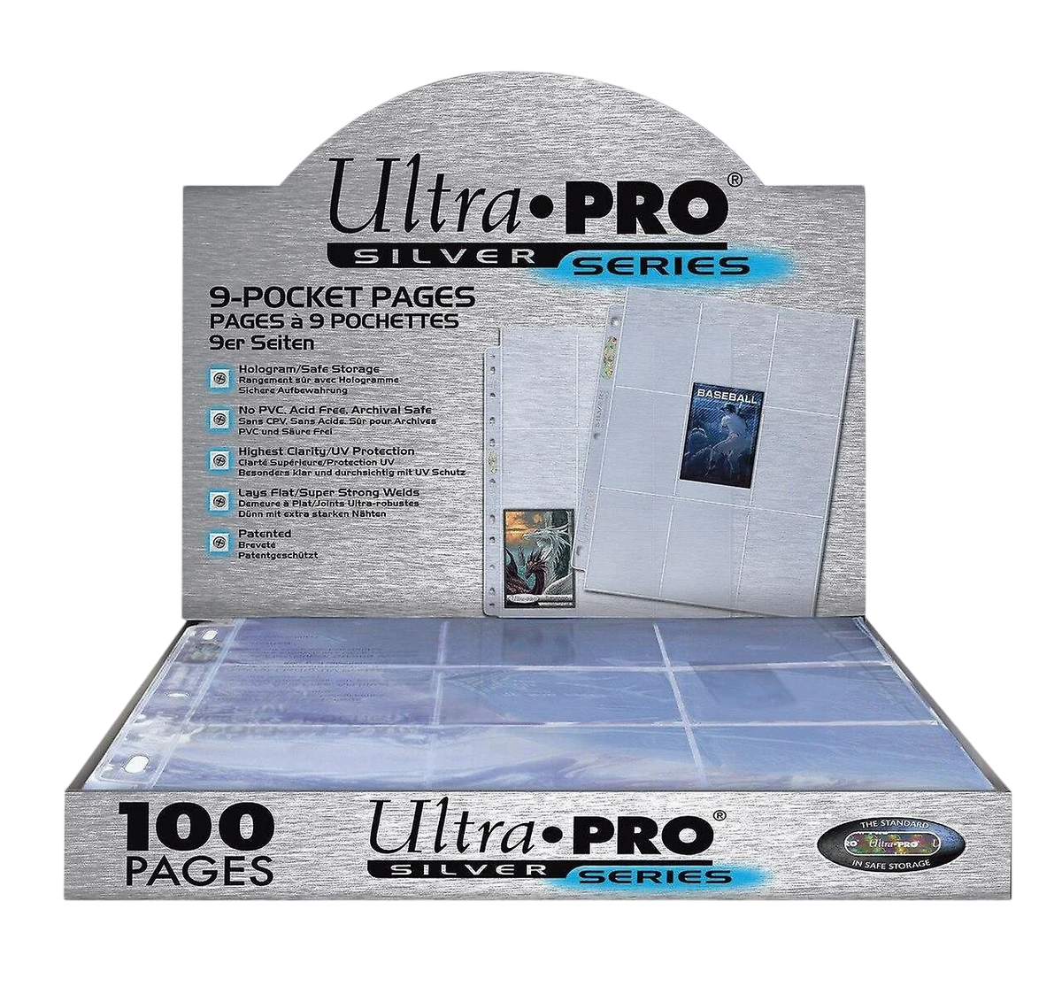Ultra Pro -  Pack de 100 pages de Classeur à 9 pochettes