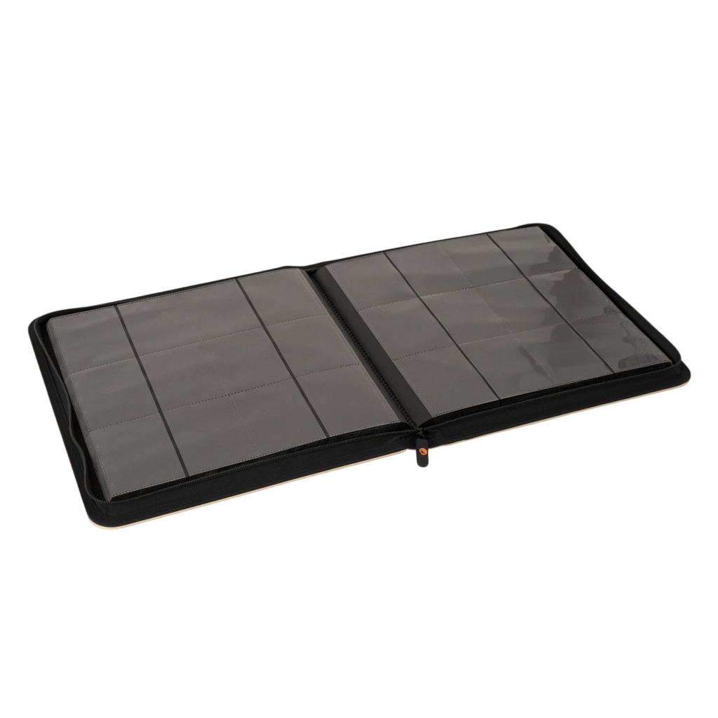 Classeur WiseGuard XL Zip Binder 12 Cases (480 Cartes) – Noir – TreasureWise